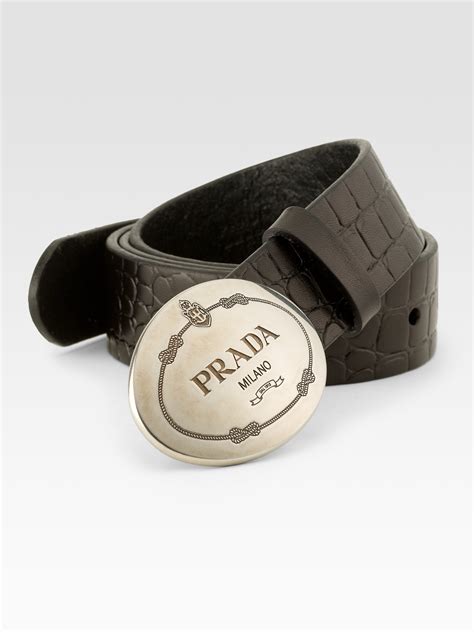 prada leather belt|prada cinture belt men's.